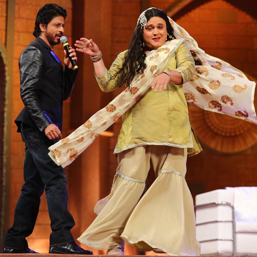 Ali Asgar and Shah Rukh Khan