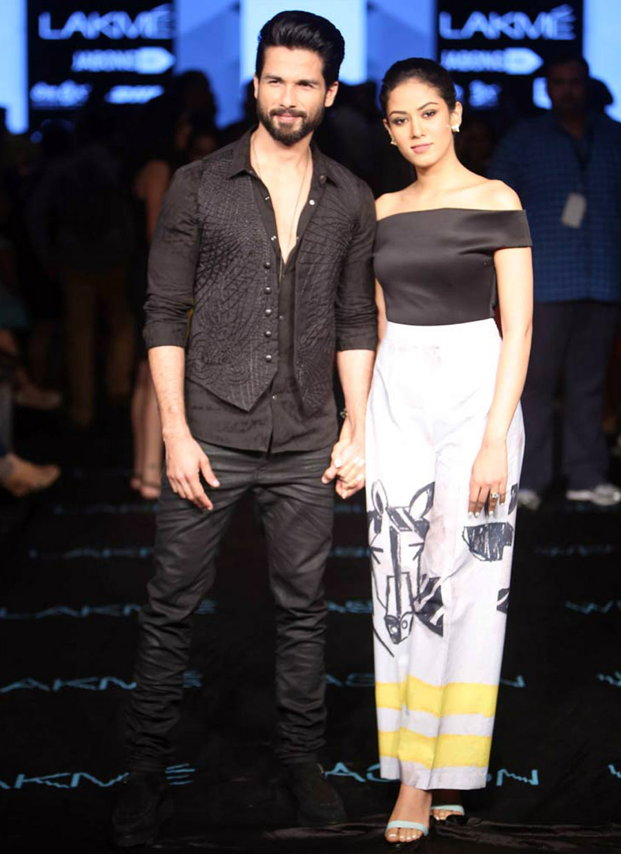 Shahid Kapoor and Mira Rajput