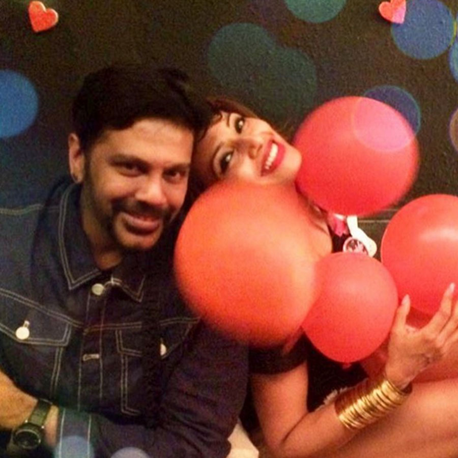 Bipasha Basu with a friend