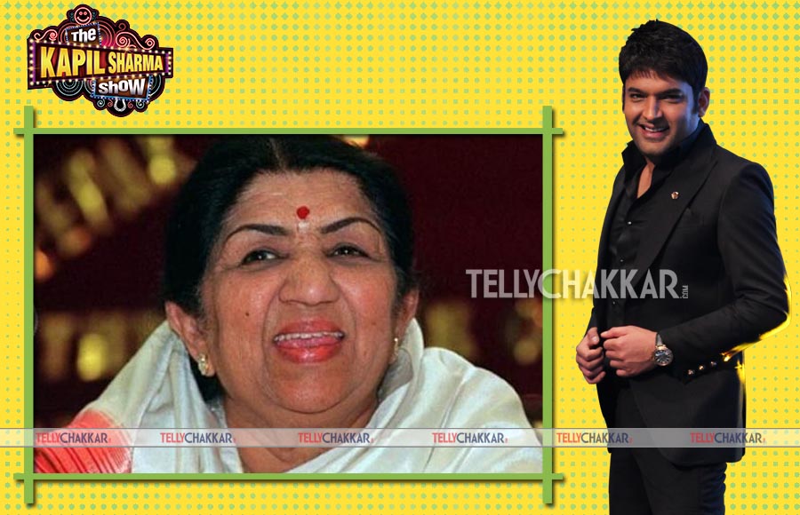 Lata Mangeshkar is a fan of Kapil, is no secret so it would be fun to see Kapil making all efforts to please this nightangle.