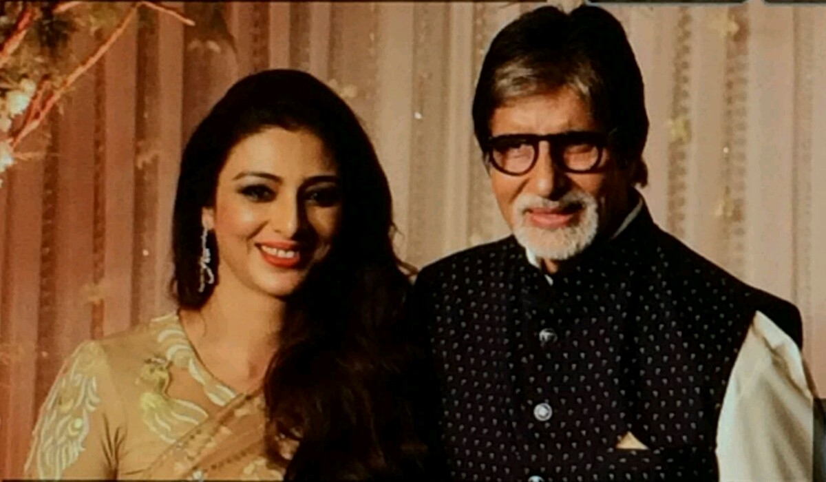 Tabu and Amitabh Bachchan