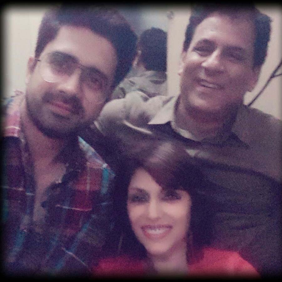 Anjali Mukhi with Avinash Sachdev and Rajendra Chawla