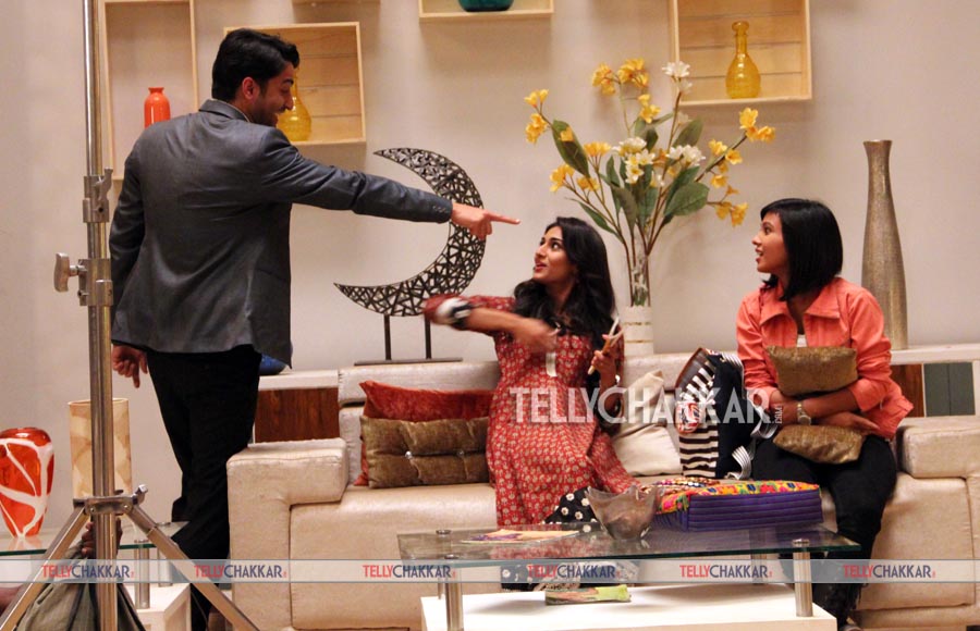 On the sets of Sony TV's Kuch Rang Pyar Ke Aise Bhi