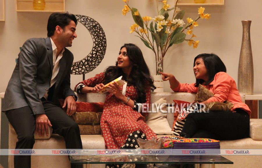 On the sets of Sony TV's Kuch Rang Pyar Ke Aise Bhi