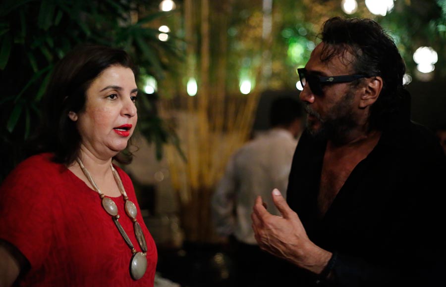 Farah Khan and Jackie Shroff