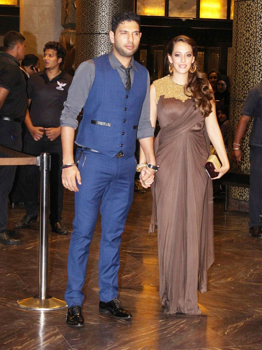 Yuvraj Singh and Hazel