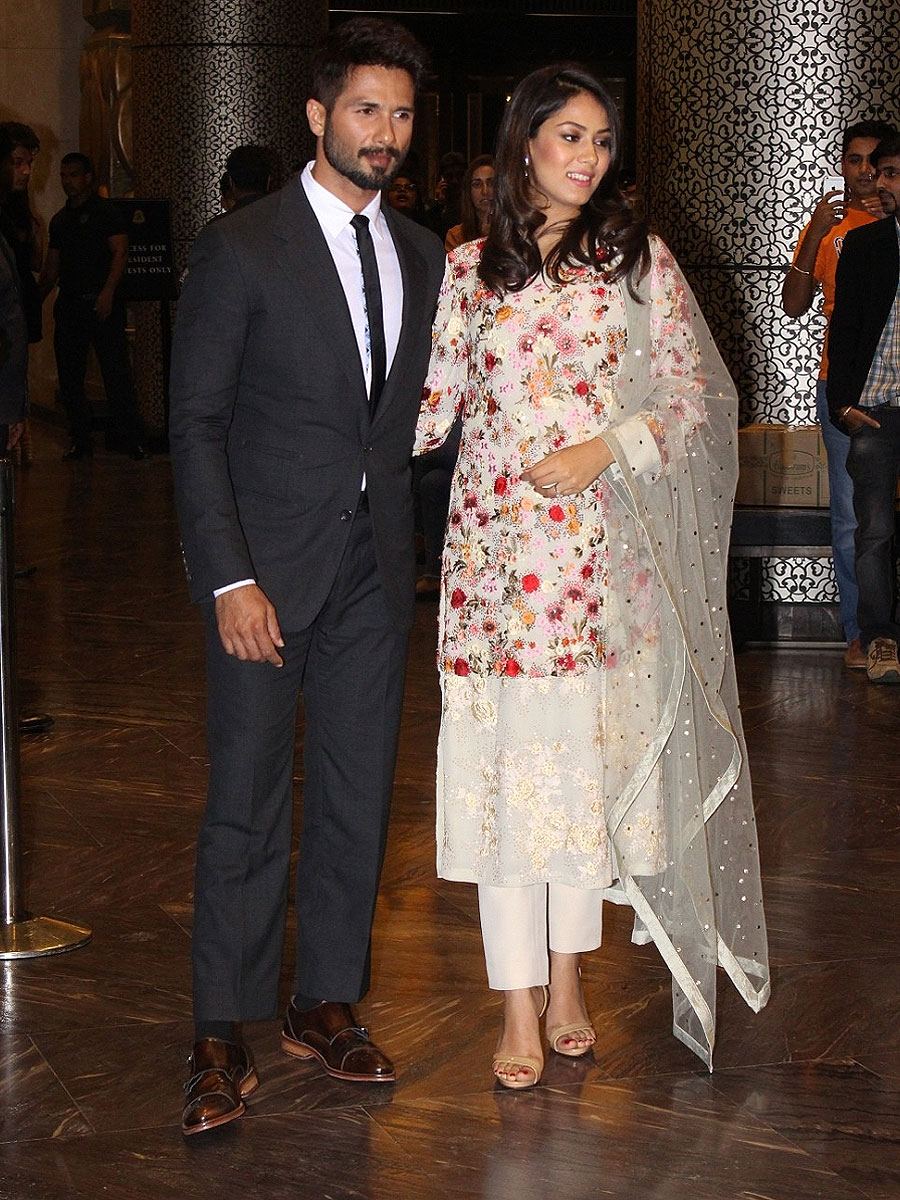 Shahid Kapoor with Mira Rajput