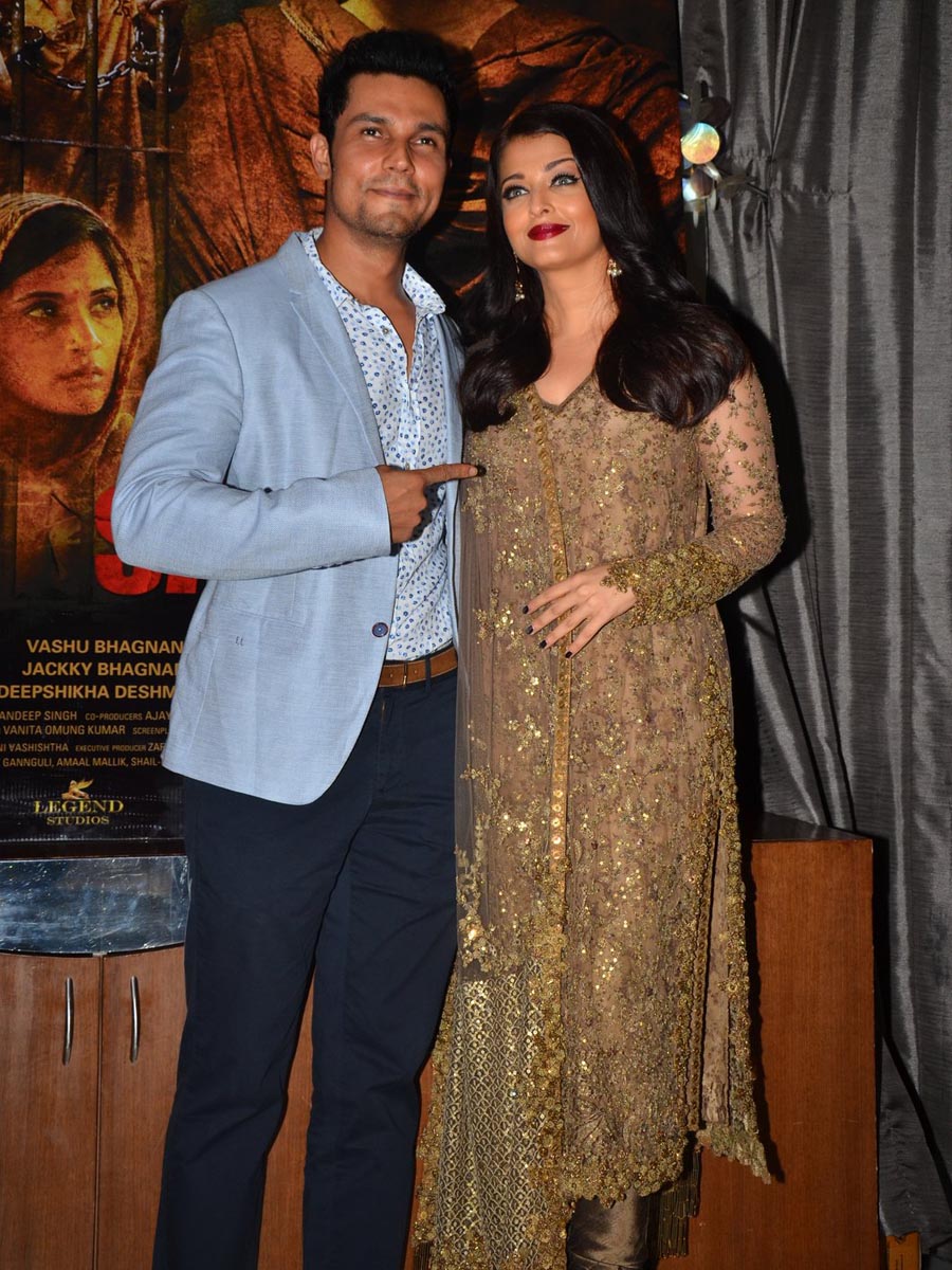 Randeep Hooda and Aishwarya Rai Bachchan