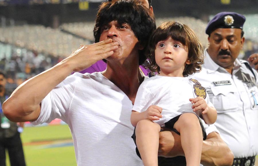 AbRam Khan with Shah Rukh Khan