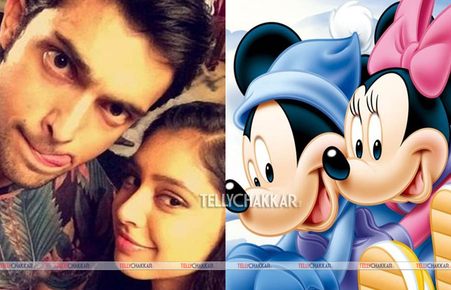 Parth Samthaan as Niti Taylor and Mickey and Minnie Mouse