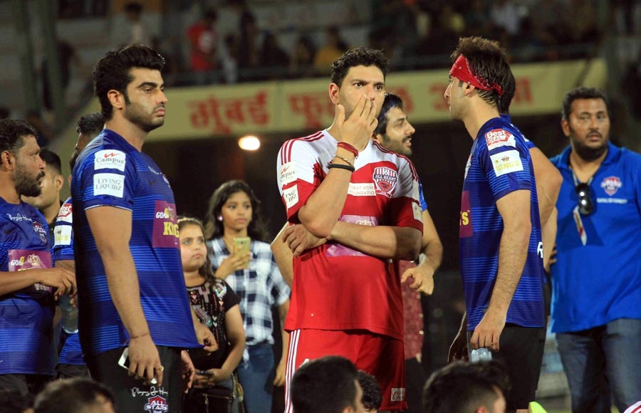 Arjun Kapoor, Yuvraj Singh and Ranbir Kapoor