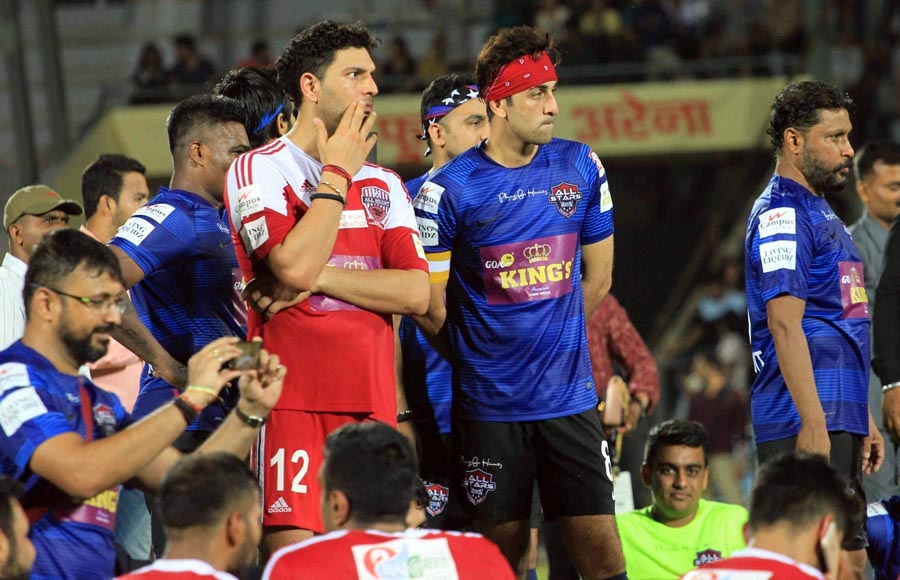 Yuvraj Singh and Ranbir Kapoor