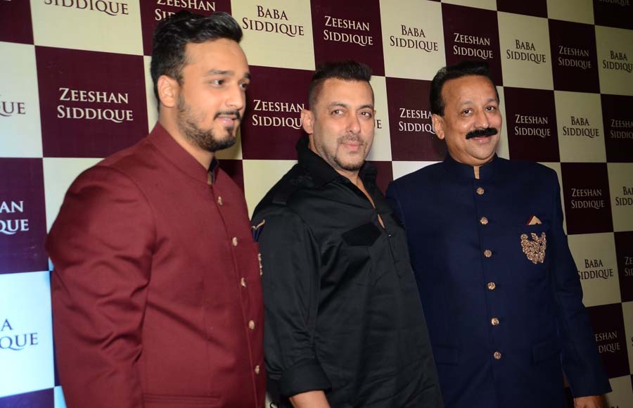 Zeeshan Siddique, Salman Khan and Baba Siddique