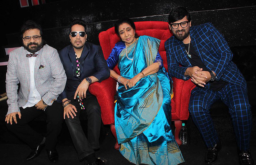 Pritam, Mika Singh, Asha Bhosle and Wajid Khan