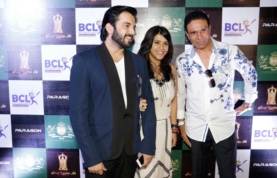 Ajay Chaudhary, Ekta Kapoor and Raj Pabla