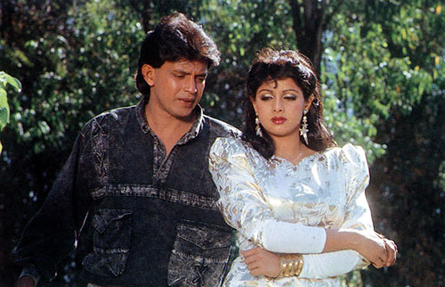 Mithun Chakraborty and Sridevi