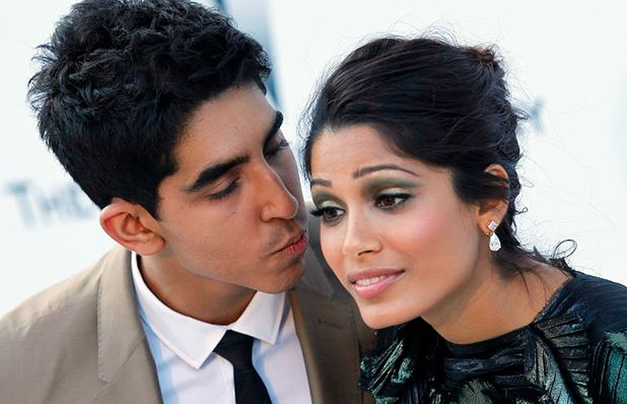 Dev Patel and Freida Pinto