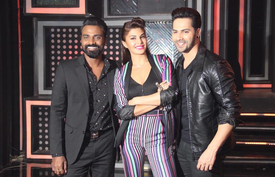 Remo D'souza, Varun Dhawan and Jacqueline Fernandez