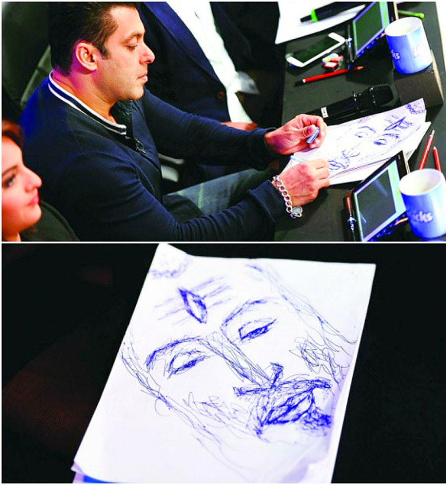 Salman's paintings