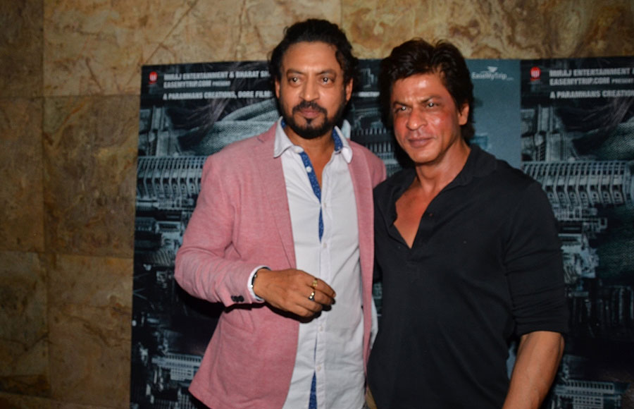 Irrfan Khan and Shah Rukh Khan