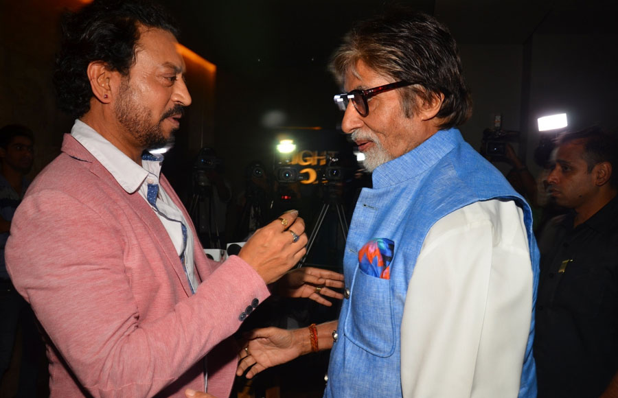 Amitabh Bachchan and Irrfan Khan