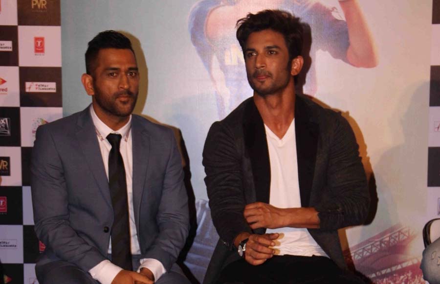 Mahendra Singh Dhoni and Sushant Singh Rajput