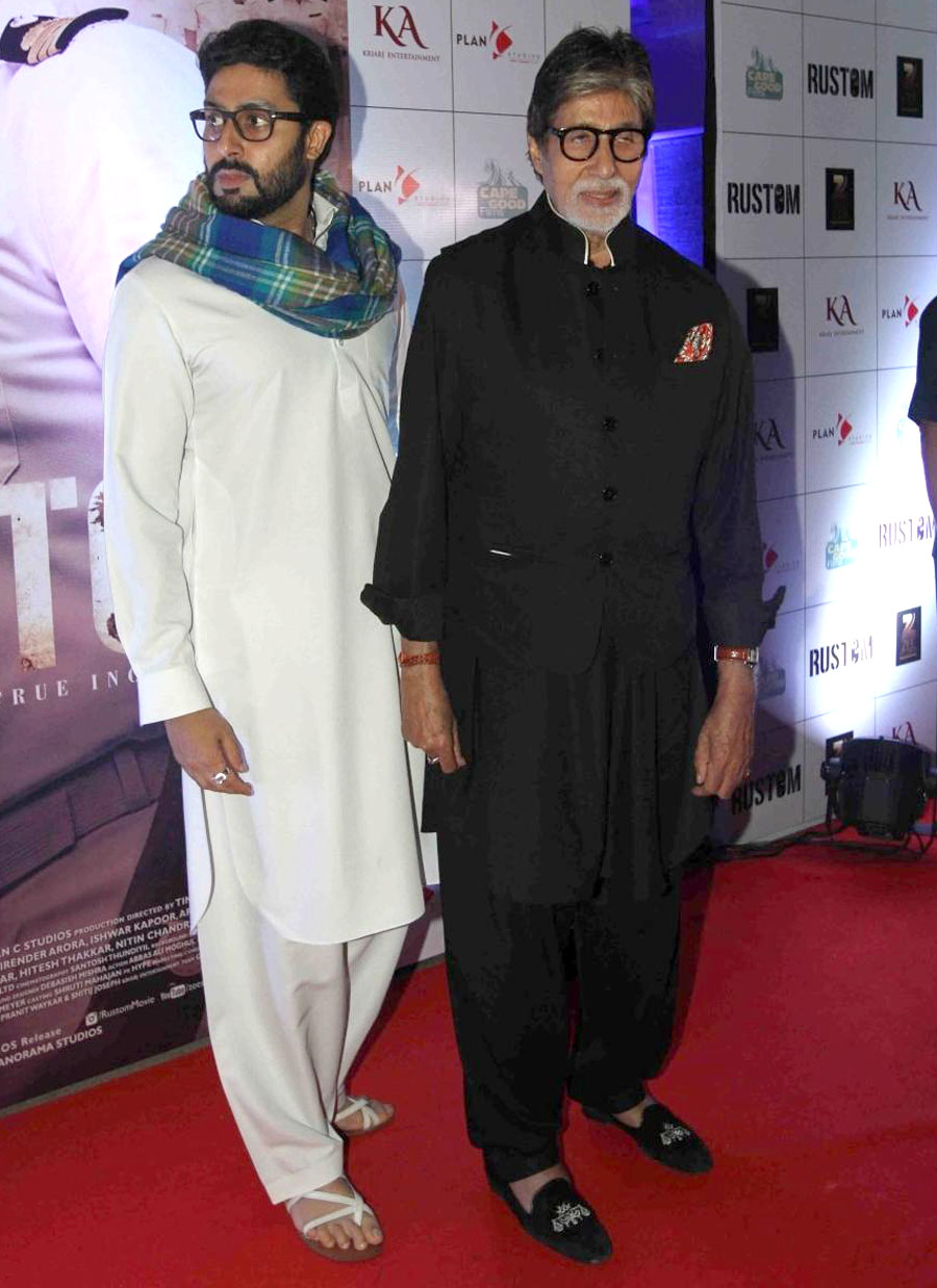 Abhishek Bachchan and Amitabh Bachchan