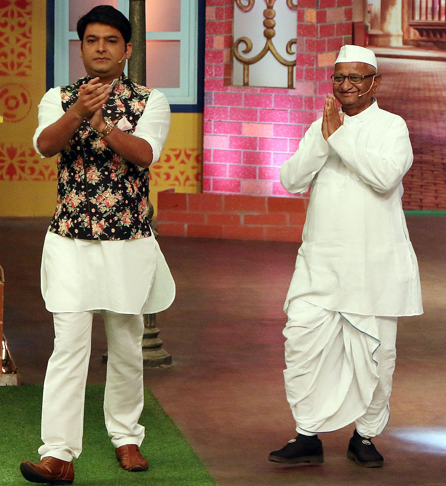 Kapil Sharma and Anna Hazare