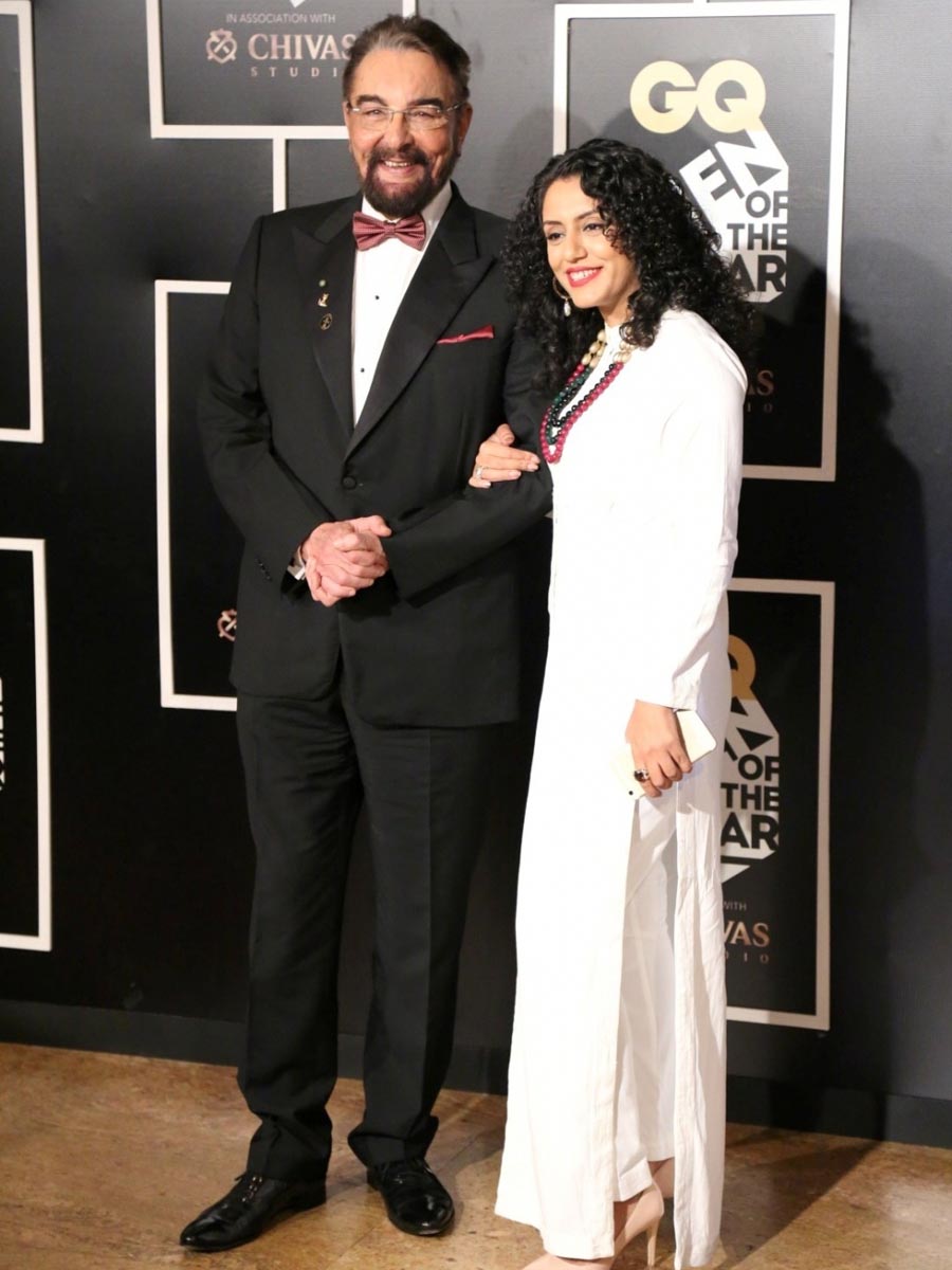 Kabir Bedi along with wife Parveen Dusanj