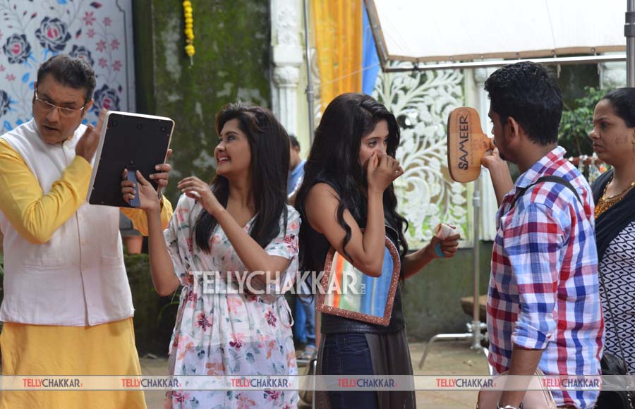 On the sets of Star Plus' Yeh Rishta Kya Kehlata Hai