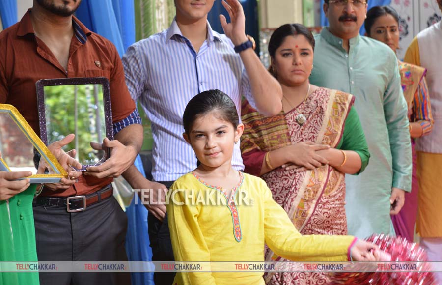 On the sets of Star Plus' Yeh Rishta Kya Kehlata Hai