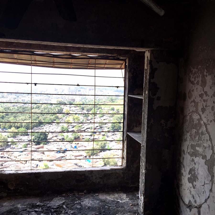 Amit Behl's burnt home