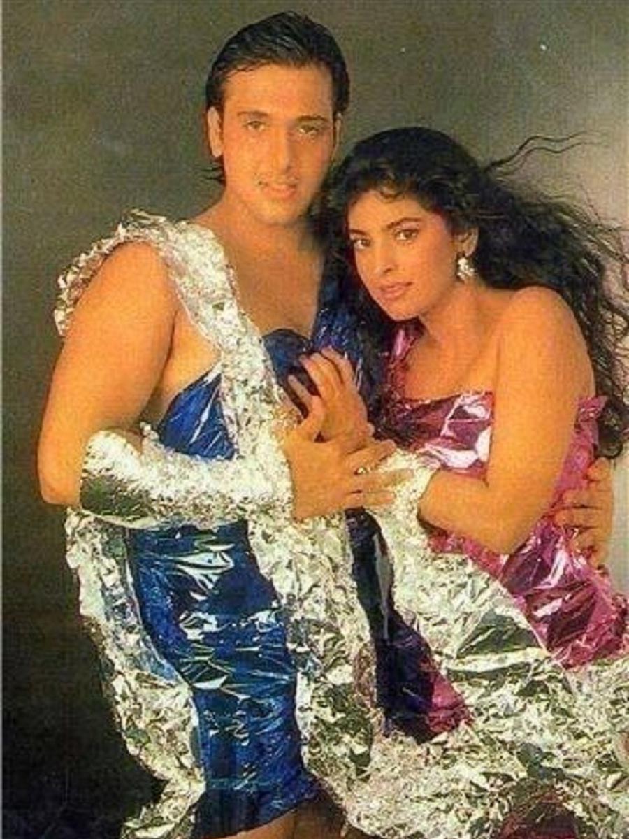 Govinda and Juhi Chawla