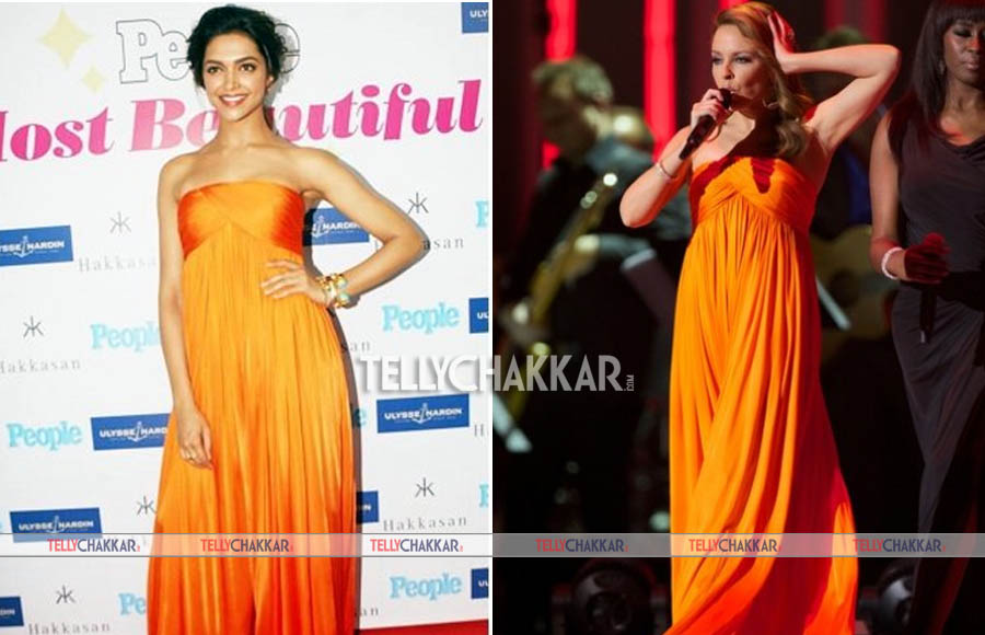 Deepika Padukone and Kylie Minogue