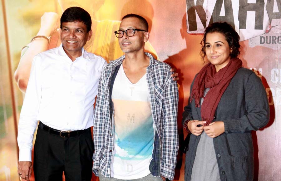 Producer Sujoy Ghosh and Vidya Balan