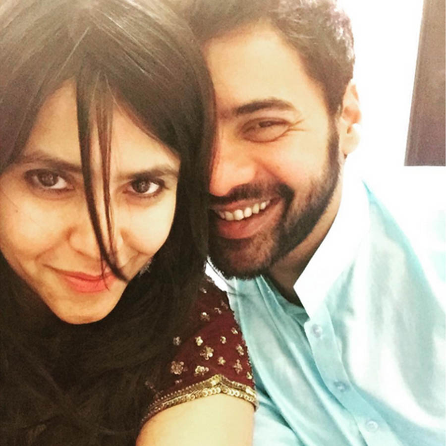 Ekta Kapoor and Shabir Ahluwalia