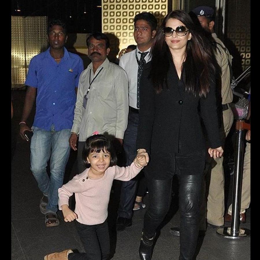 Aishwarya Rai Bachchan and Aaradhya