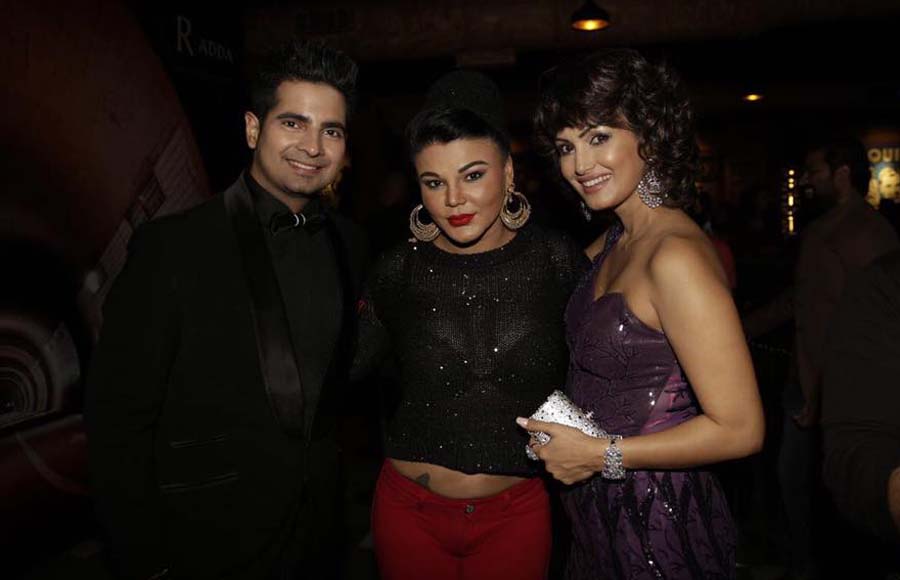 Karan Mehra-Nisha Rawal with Rakhi Sawant