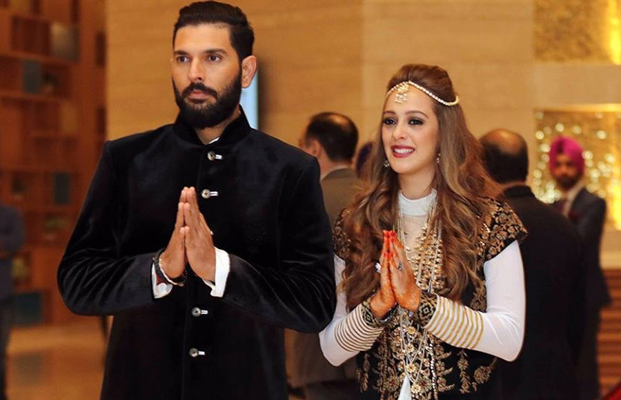 Yuvraj Singh and Hazel Keech