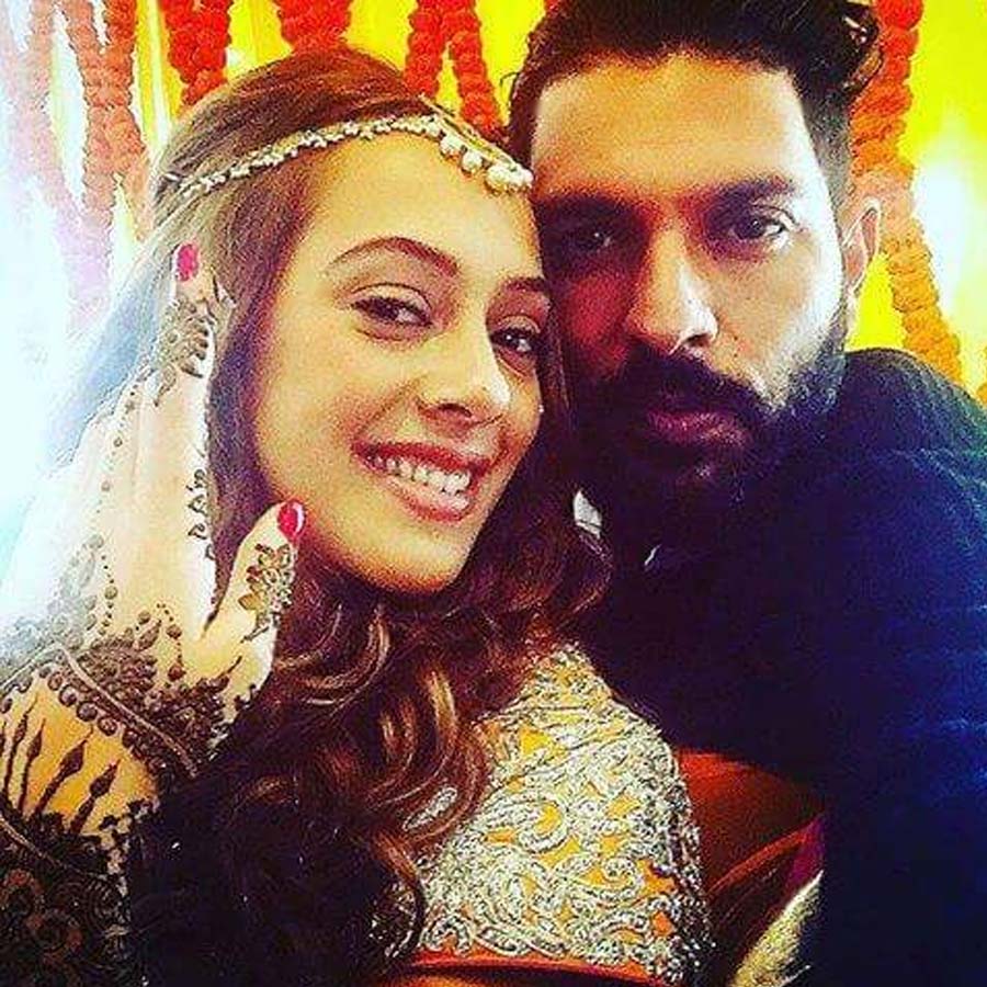 Yuvraj Singh and Hazel Keech