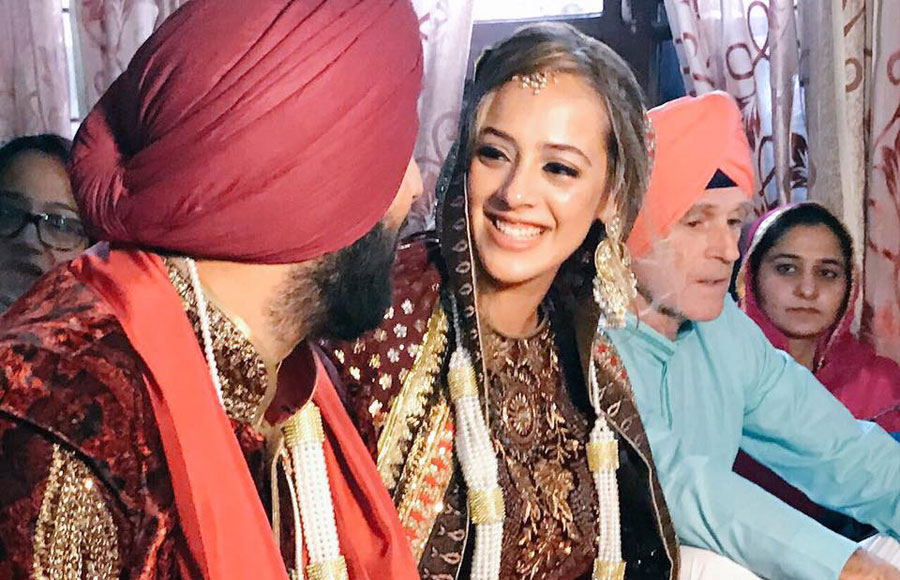 Wedding pics of Yuvraj Singh and Hazel Keech