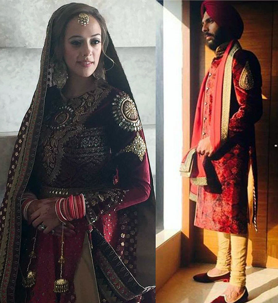 Wedding pics of Yuvraj Singh and Hazel Keech