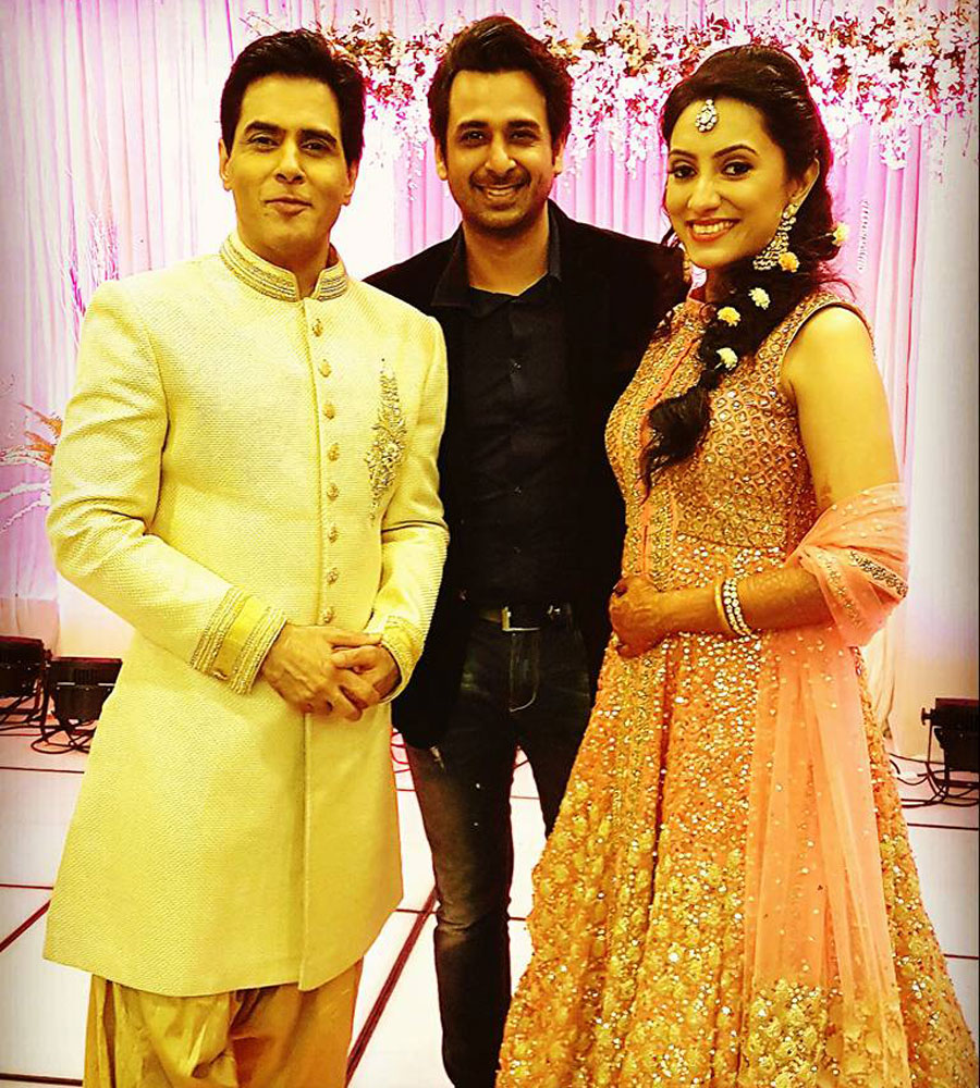 Sarwar Ahuja with Aman and Vandana