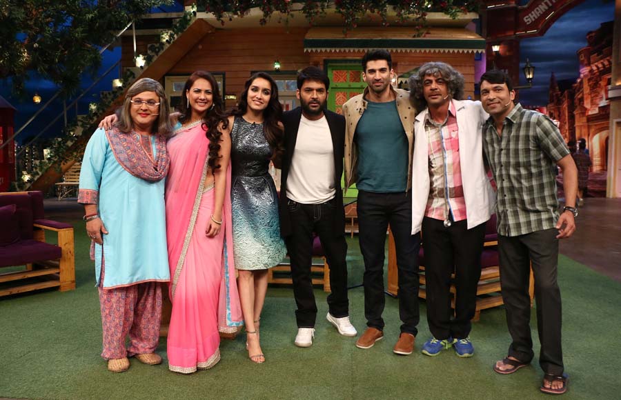 Shraddha and Aditya promote 'Ok Jaanu' on The Kapil Sharma Show