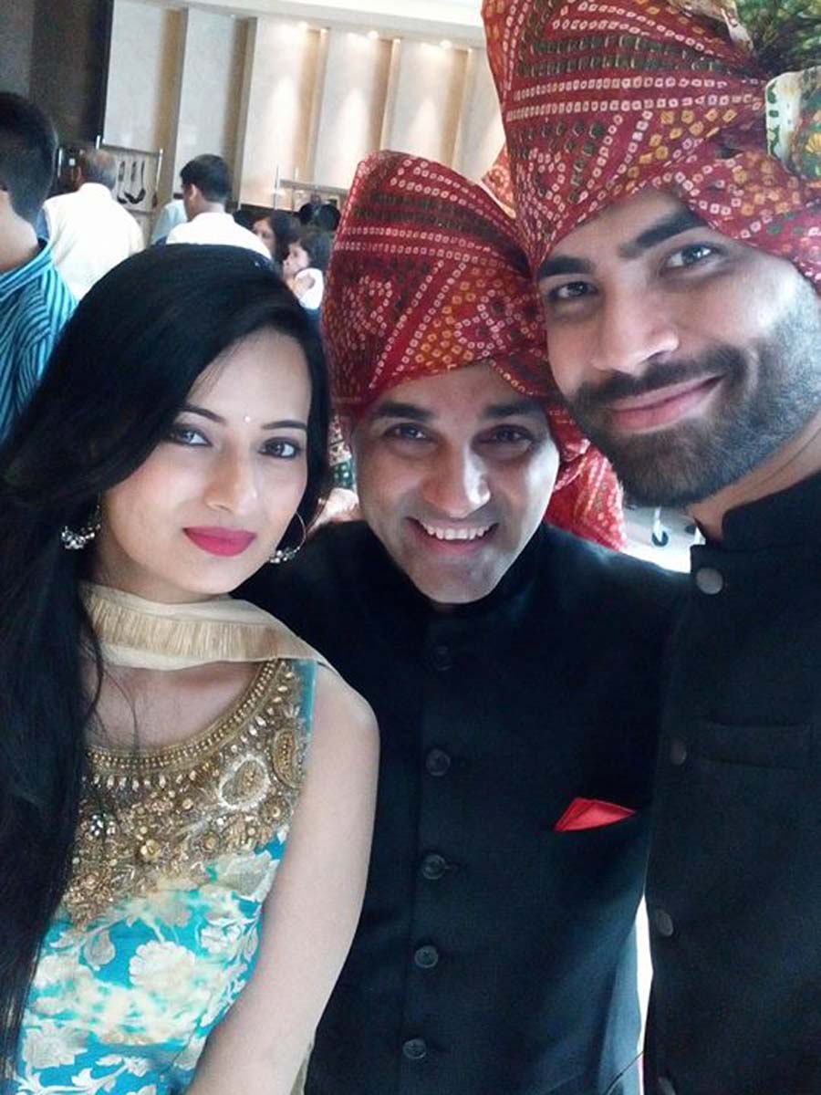 Wedding pics of Amit Varma