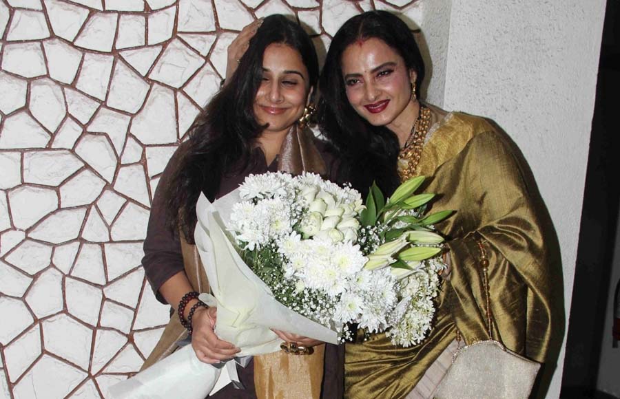 Vidya Balan and Rekha