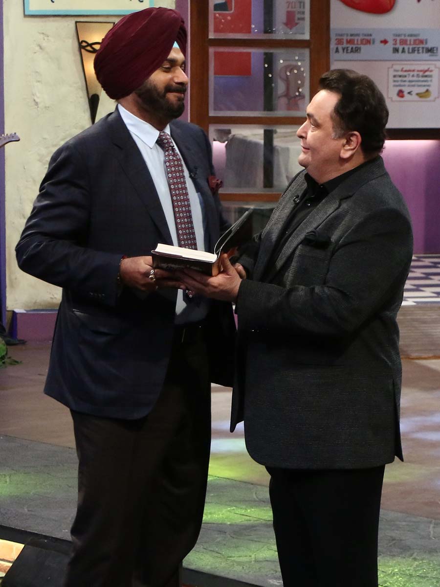 Navjot Sidhu and Rishi Kapoor