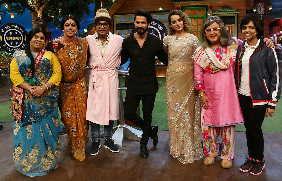 Shahid and Kangana promote 'Rangoon' on The Kapil Sharma Show