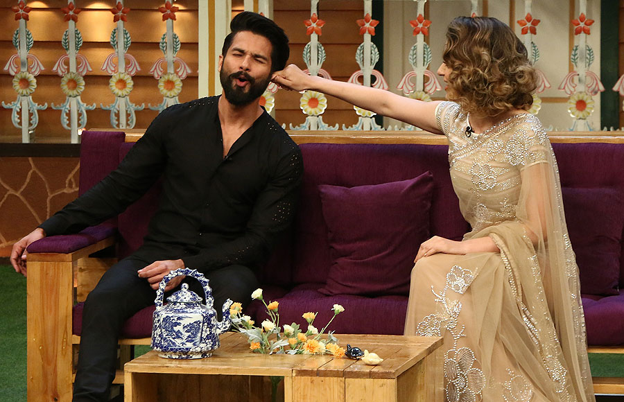 Shahid and Kangana promote 'Rangoon' on The Kapil Sharma Show