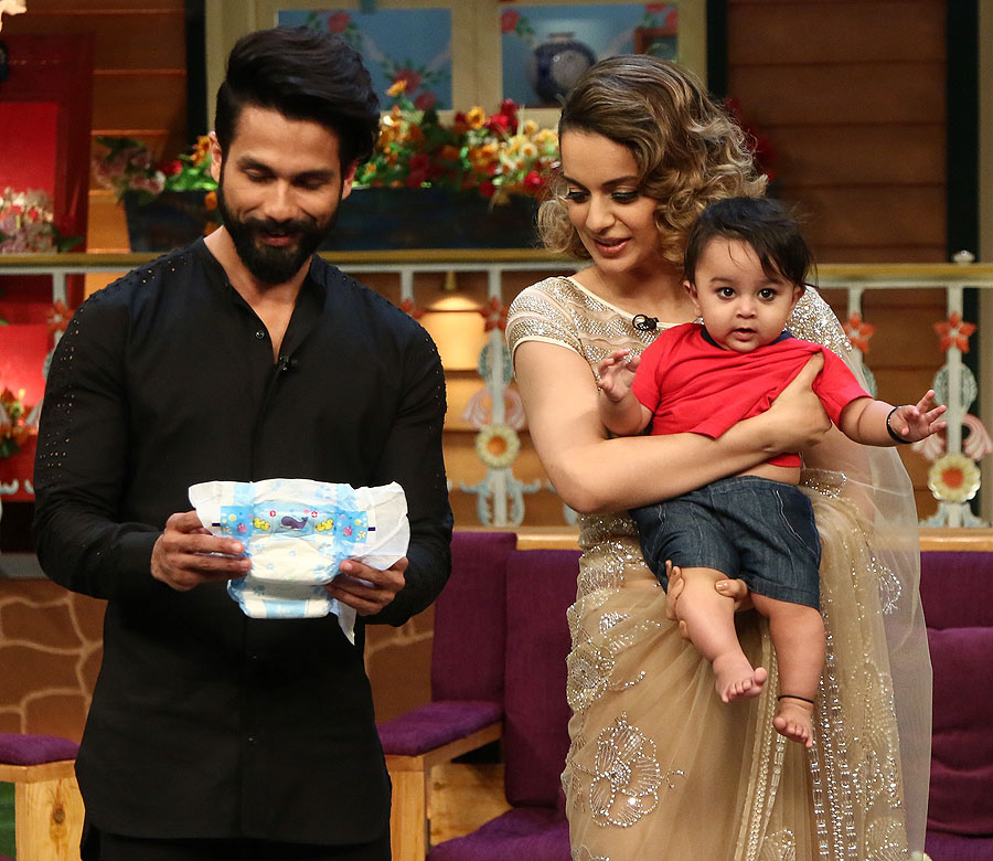 Shahid and Kangana promote 'Rangoon' on The Kapil Sharma Show